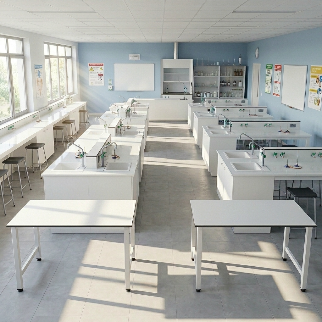 Salle de travaux pratiques équipée par Puissance 3
